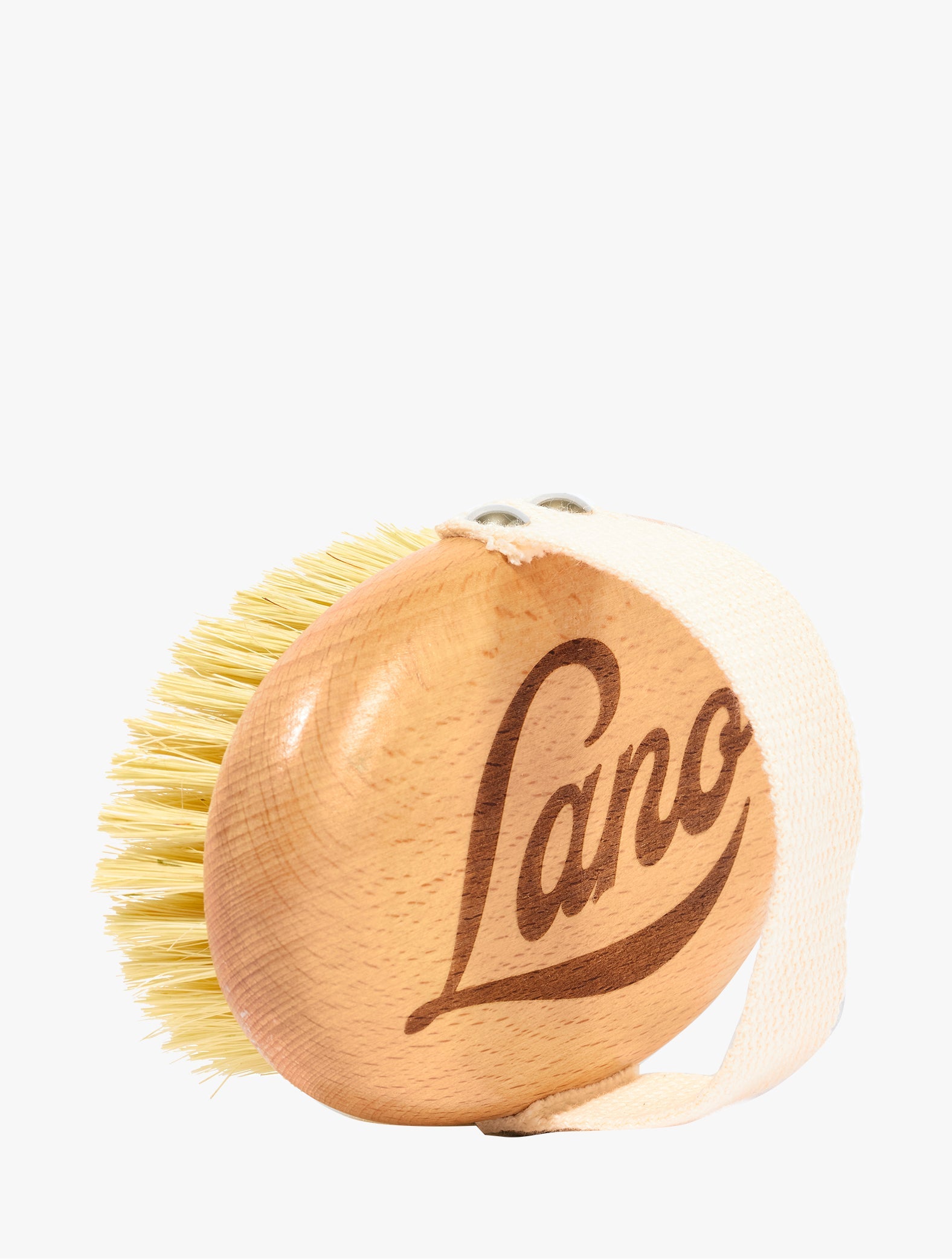 Product shot of the Lanolips Dry Body Brush.