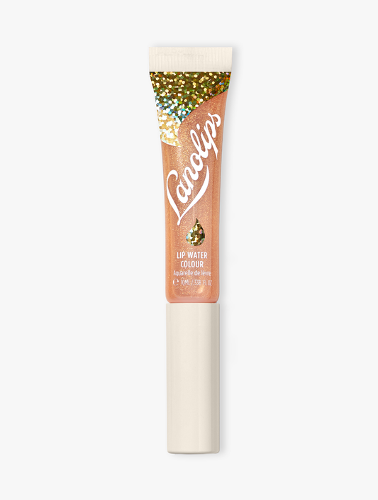 Lanolips lip water liquid gold tube.