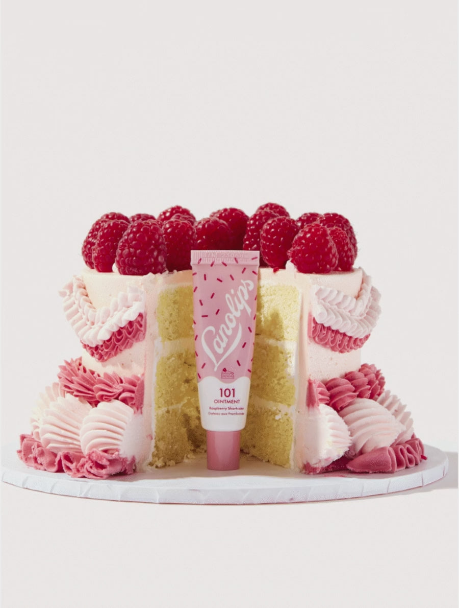 Lanolips Iconic Original 101 Ointment has been sugar-coated, creating a hydrating sweet treat for your lips, and comes in two flavours: Glazed Donut & Raspberry Shortcake.