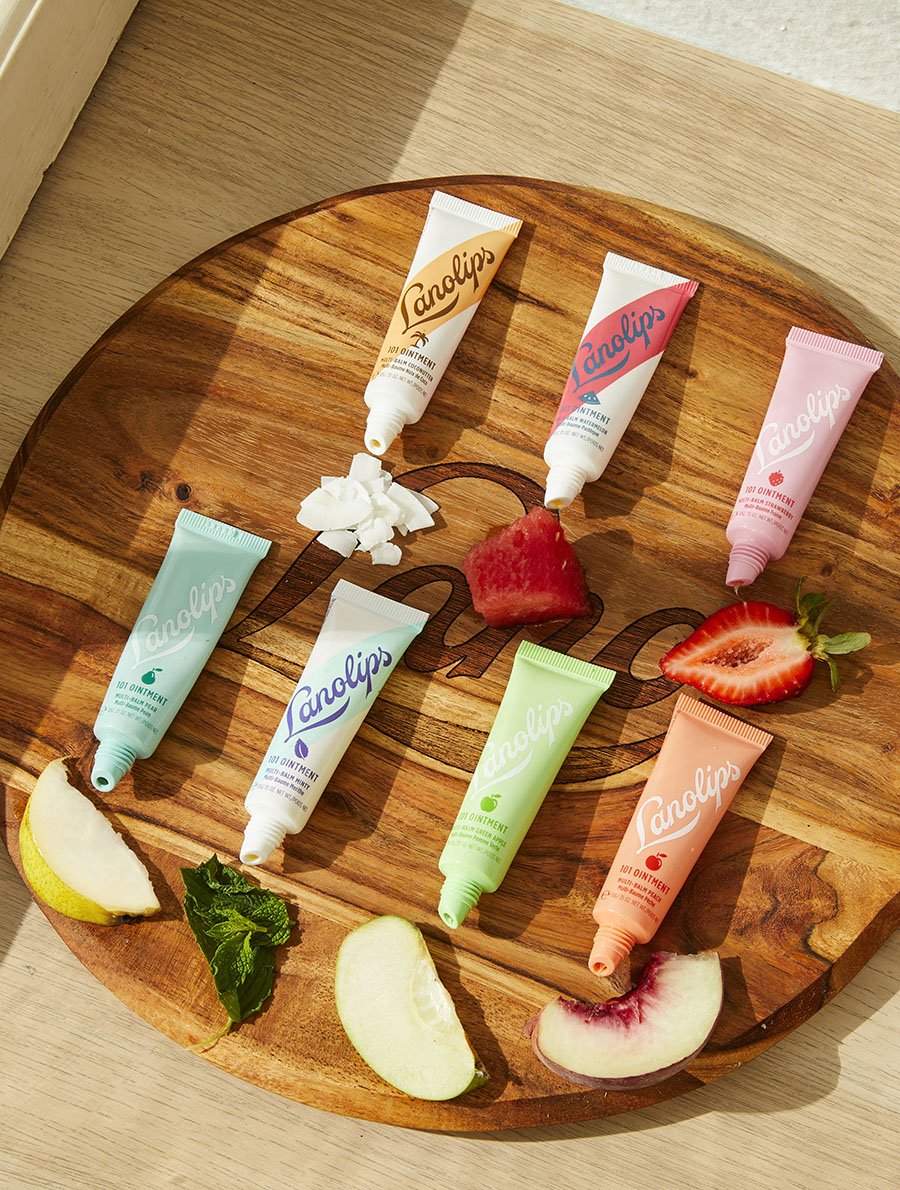 101 Fruities on board with fruit pieces