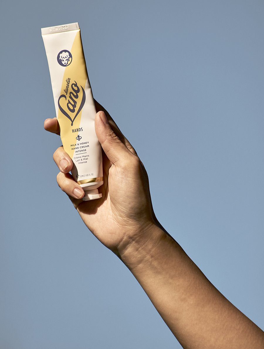 Best Hydrating Skin Cream Being Held in the Air | Lanolips