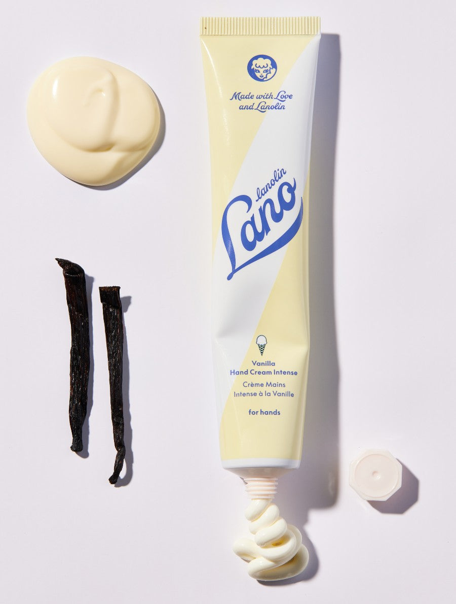 Vanilla + Lanolin Hand Cream Intense is infused with rich natural Vanilla, triple lanolin and shea butter to transform very dry hands & nails to super soft, deeply hydrated hands & nails.
