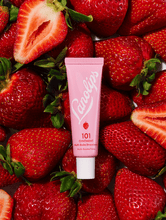 Lanolips 101 Ointment Multi Balm in Strawberry contains our Original 101 Ointment and infused it with real strawberry fruit extract & vitamin E.