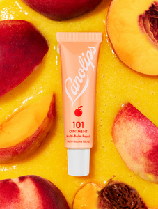 101 Ointment Multi-Balm in Peach is infused with peach kernel oil and vitamin E.