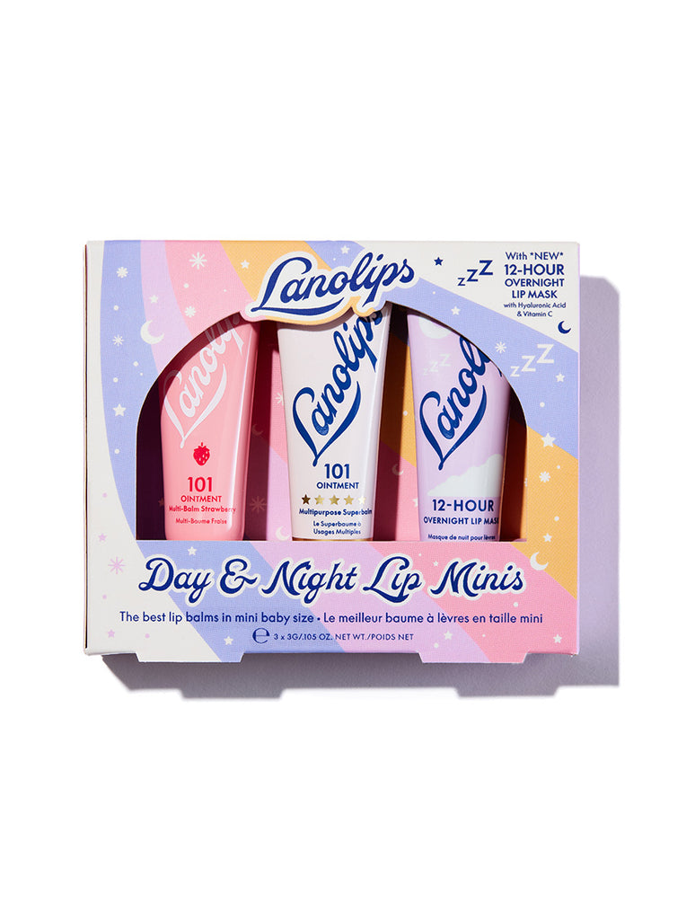 Lanolips Day & Night Minis are the best lip balms in mini baby size. 