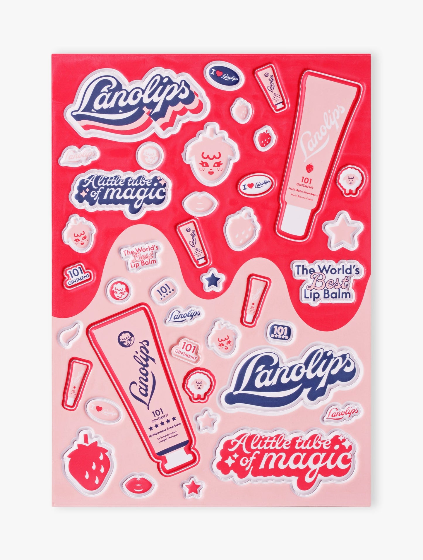 🎁 101 Ointment & 101 Strawberry Puffy Sticker Sheet (100% off)