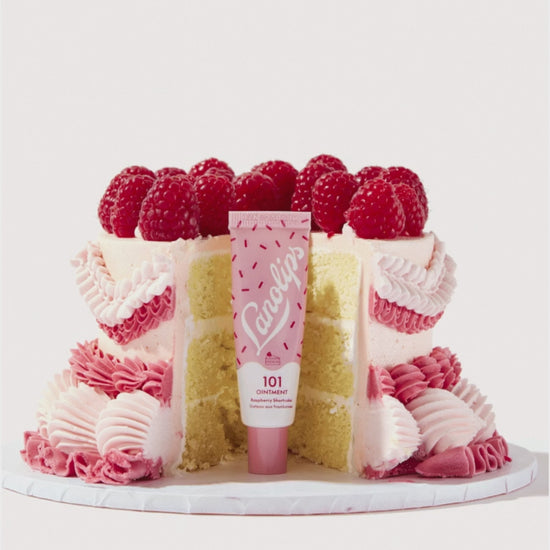 Lanolips Iconic Original 101 Ointment has been sugar-coated, creating a hydrating sweet treat for your lips, and comes in two flavours: Glazed Donut & Raspberry Shortcake.