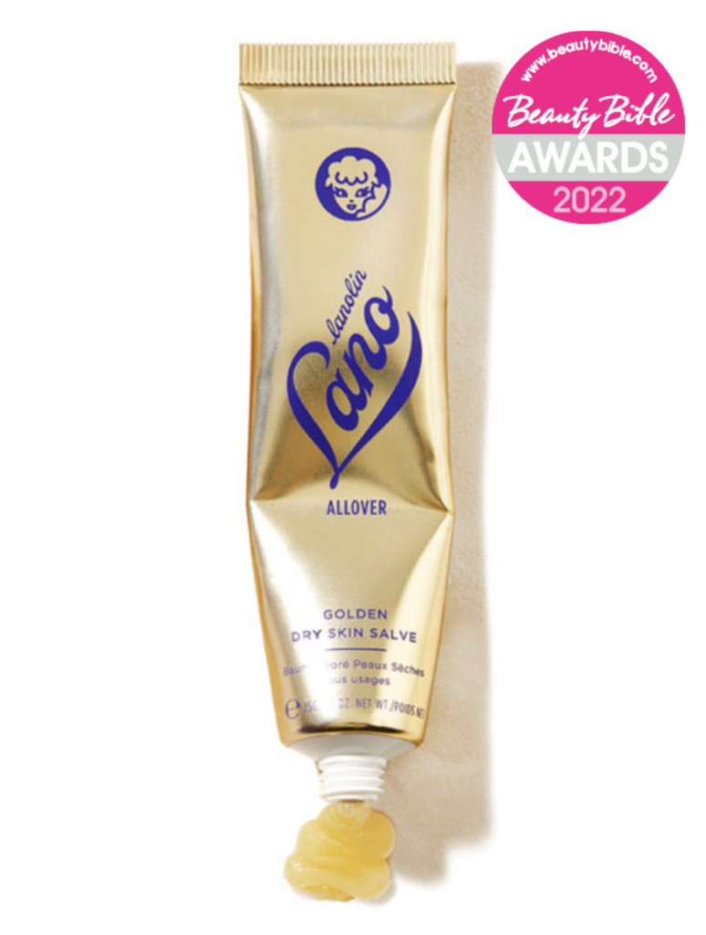 Lano's Golden Dry Skin Salve won the silver award for the 2022 Beauty Bible Awards.