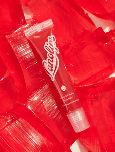 Fruity Jellybalm in Strawberry has a light transparent red tint.