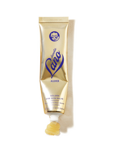 Golden Dry Skin Miracle Salve, part of Lanolips UK Collection of moisturising skin products with lanolin